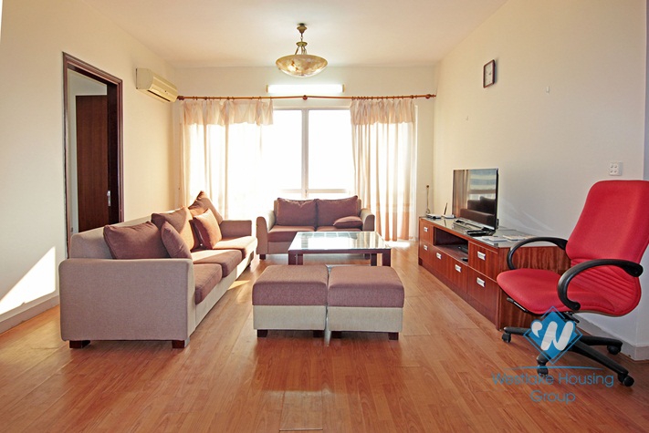 Nice apartment with a view of Westlake for rent in Ciputra